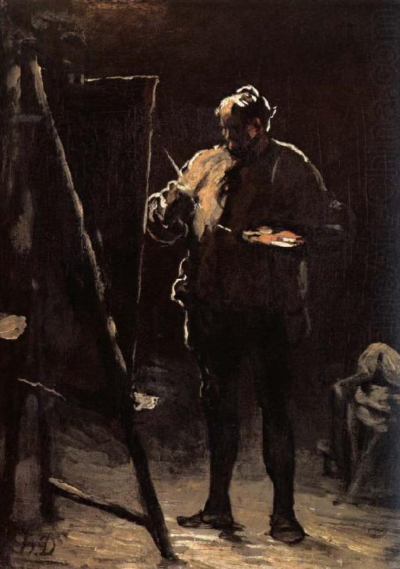 Honore Daumier The Painter before his Picture china oil painting image